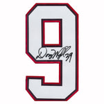 Doug Weight signed jersey number nine; number is white with black and red double outline. Autograph is done in black ink.  