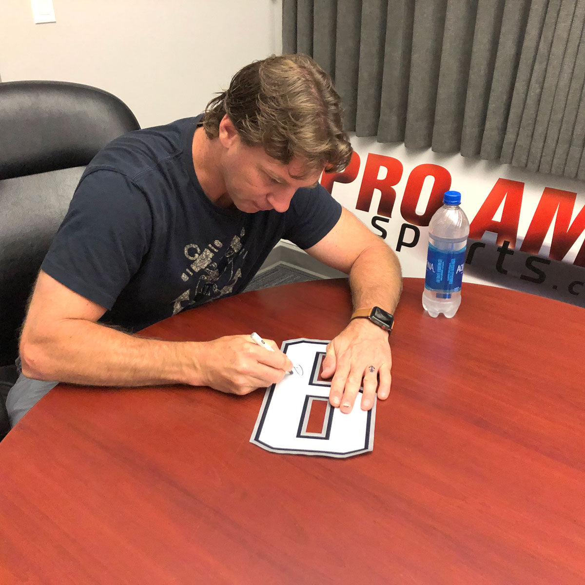 Ryan Smyth Edmonton Oilers Name and Signed Number McFarlane Jersey Sewing Kit