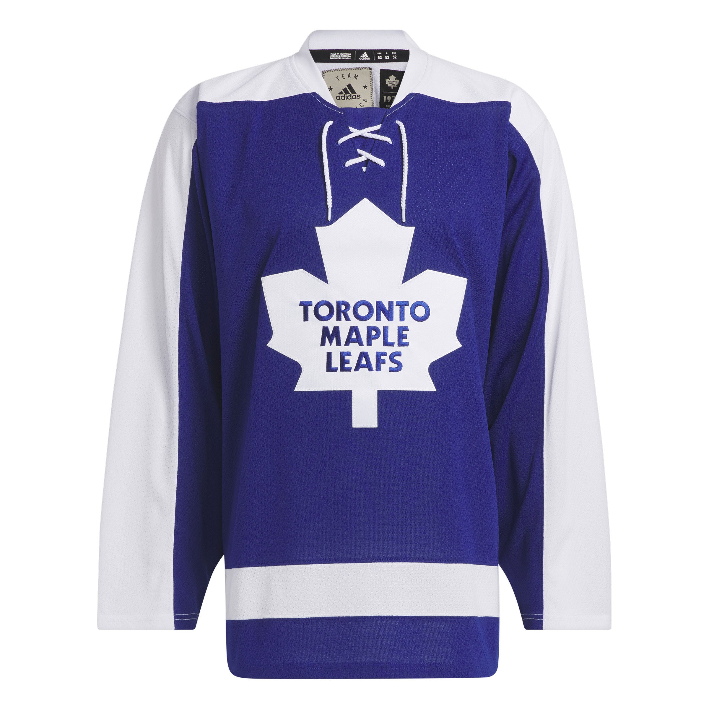 Toronto Maple Leafs Youth Standard Lace-Up Pullover Hoodie - Blue