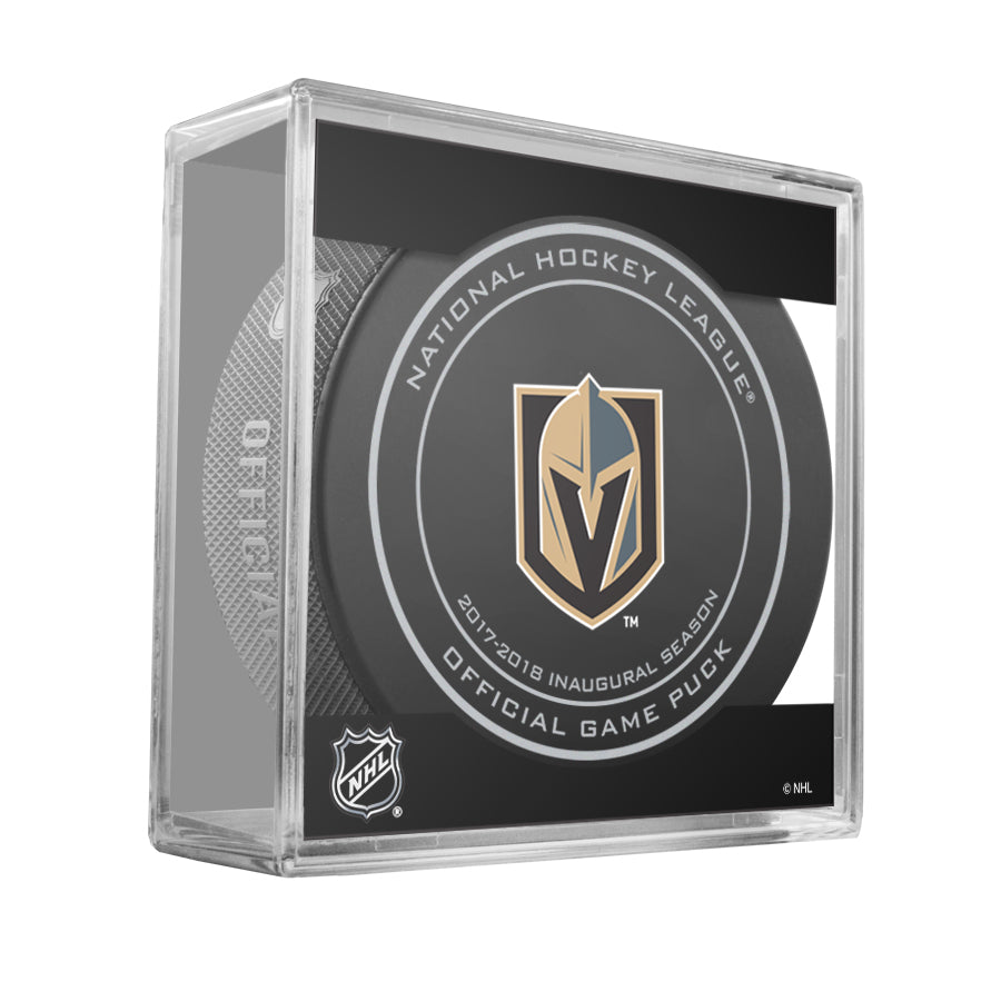 Vegas Golden Knights Inaugural Season 2017-2018 Official NHL Game Puck