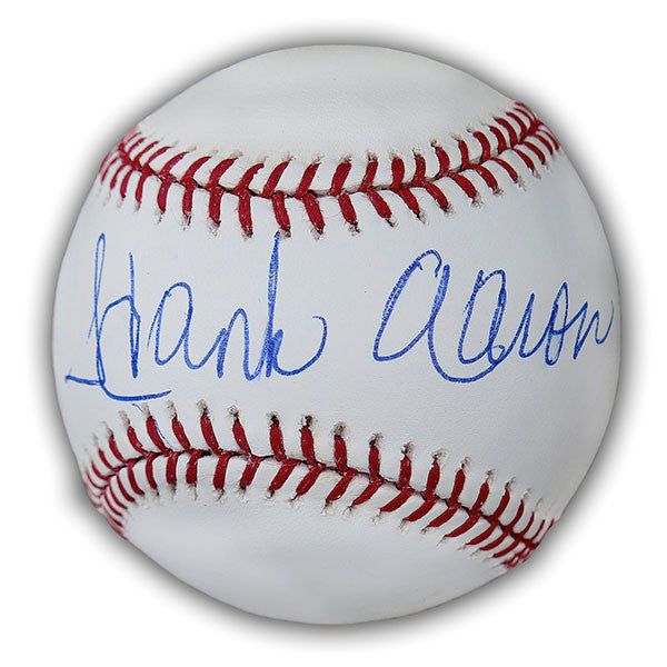 Hank Aaron Autographed Official MLB Baseball