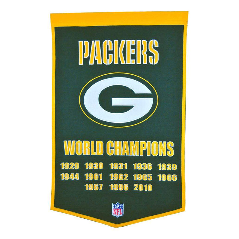 Green Bay Packers Wool Dynasty Banner