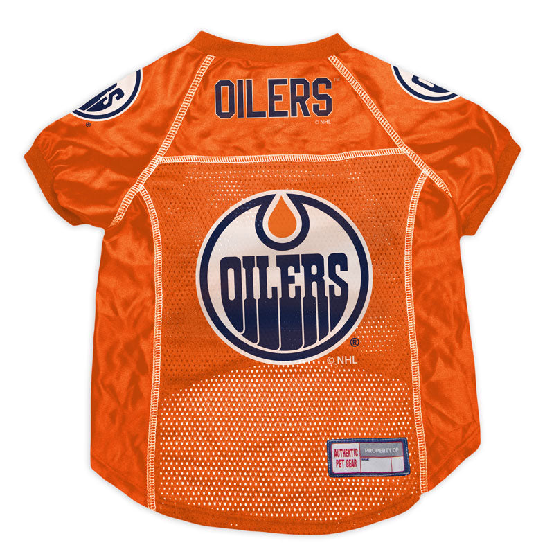 Edmonton Oilers Pet Jersey Orange