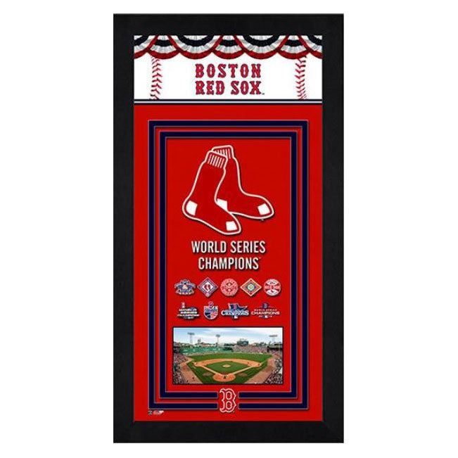 Boston Red Sox World Series Champions Banner Mini Frame