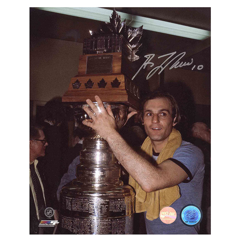 Guy Lafleur Montreal Canadiens 1977 Stanley Cup & Conn Smythe Autographed 8x10 Photo