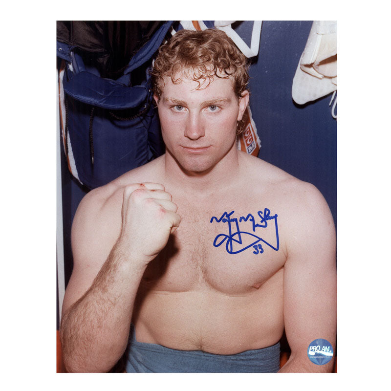 MARTY MCSORLEY LOS ANGELES KINGS PERSONALIZED AUTOGRAPHED CARD