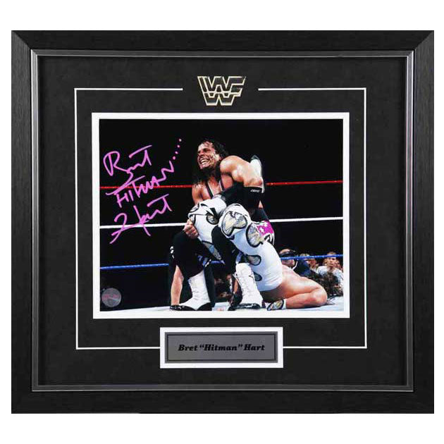 Bret "Hitman" Hart Sharpshooter Signed 8x10 Photo