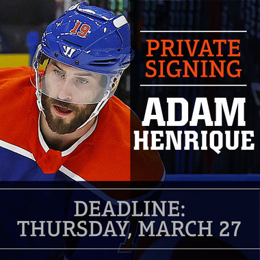 Adam Henrique Private Signing