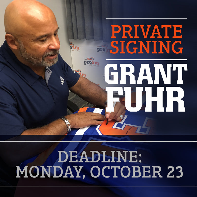 Grant Fuhr Private Signing