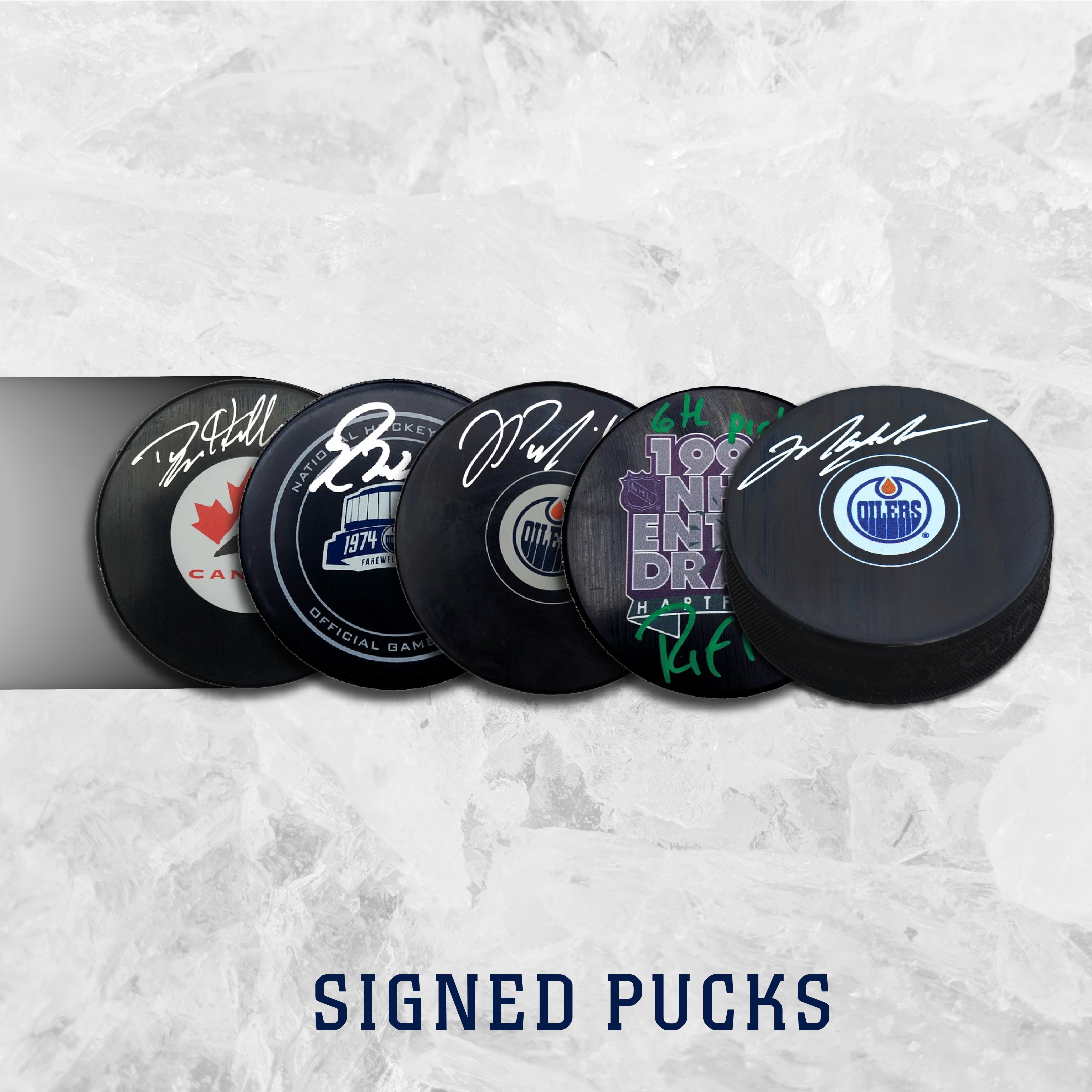 Signed Pucks Signed Pucks – Pro Am Sports