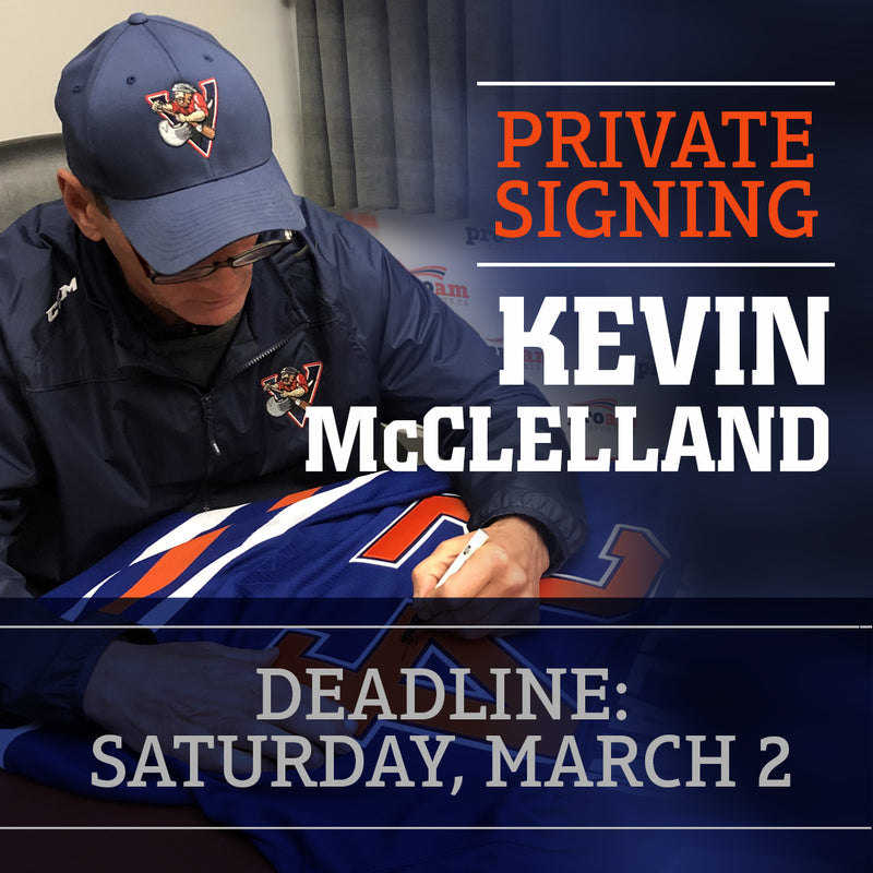 Kevin McClelland Private Signing