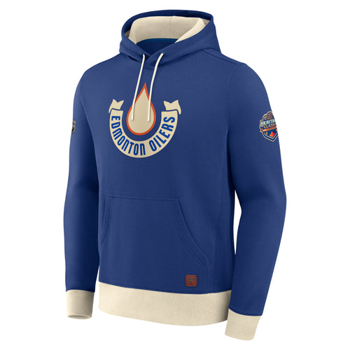Edmonton Oilers 2023 Heritage Classic Authentic Pro  Fleece Pullover Hood