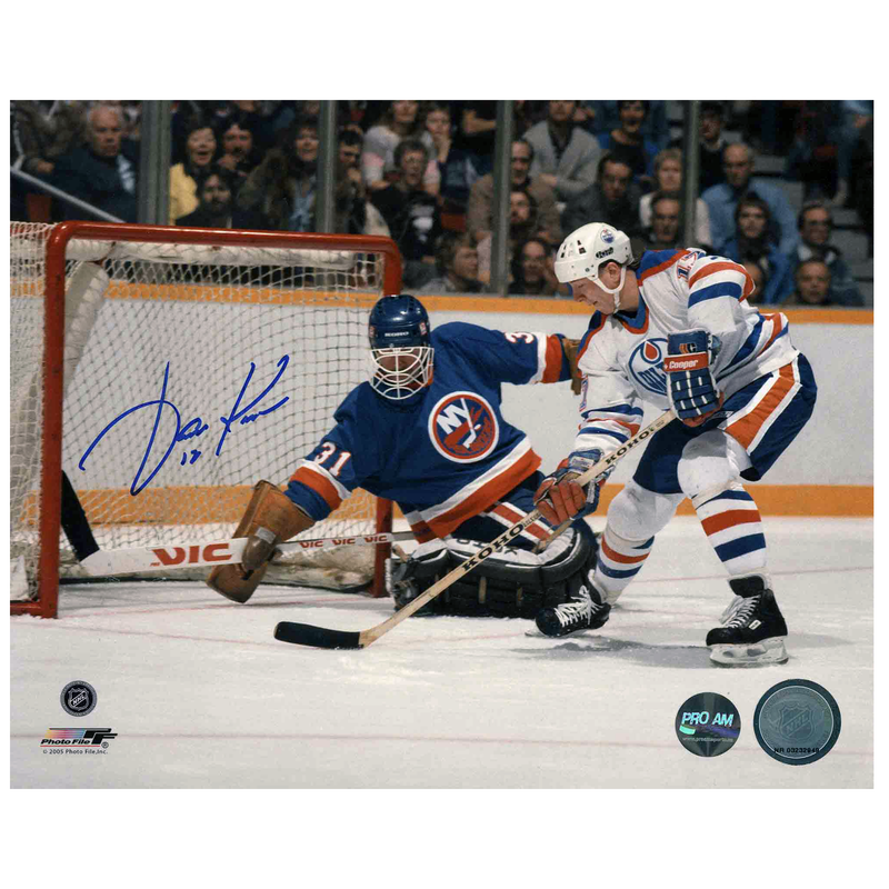Marty McSorley & Jari Kurri Signed Edmonton Oilers 8x10 Photo Birthday Combo