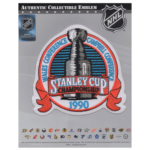 1990 Stanley Cup Finals Jersey Patch