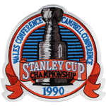 1990 Stanley Cup Finals Jersey Patch