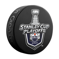 Ryan Nugent-Hopkins Edmonton Oilers 2021 Stanley Cup Playoffs Autographed Puck