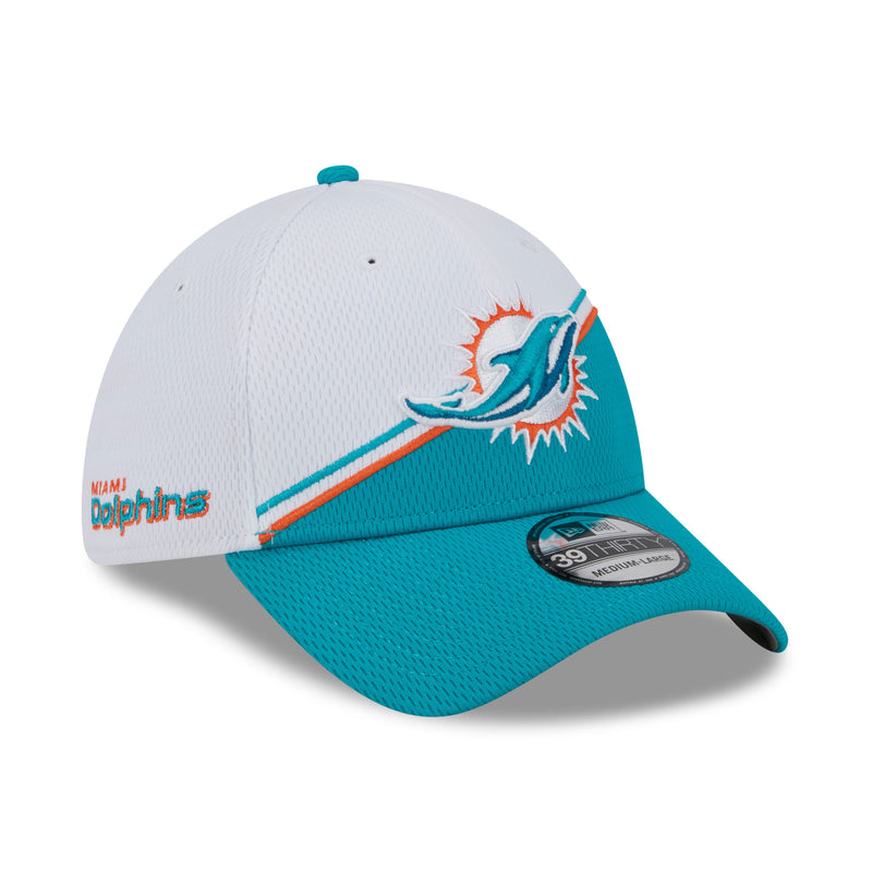 Miami Dolphins New Era 2023 Sideline 39THIRTY Stretch Fit Hat