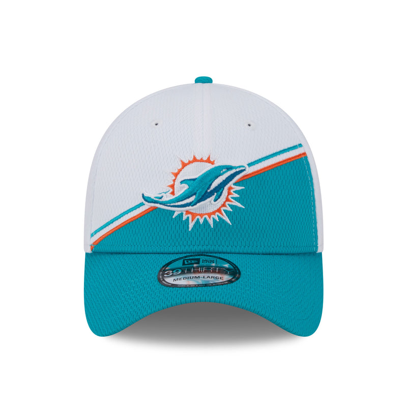 Miami Dolphins New Era 2023 Sideline 39THIRTY Stretch Fit Hat