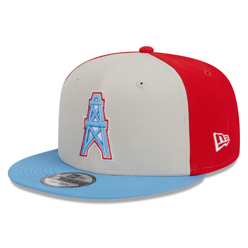 Houston Oilers New Era 2023 Sideline Historic 9FIFTY Snapback Hat