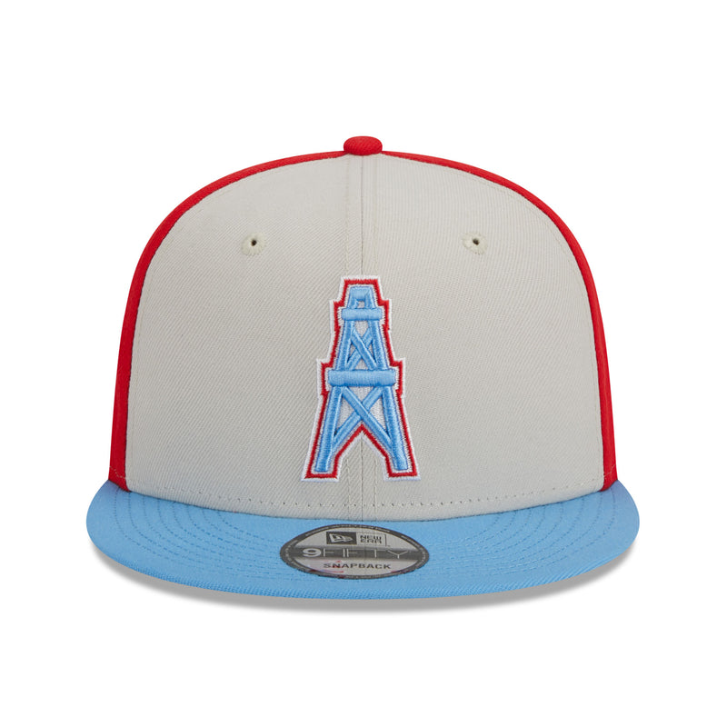 Houston Oilers New Era 2023 Sideline Historic 9FIFTY Snapback Hat