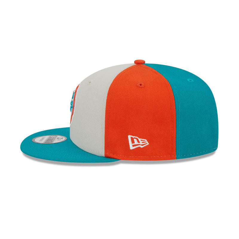 Miami Dolphins New Era 2023 Sideline Historic 9FIFTY Snapback Hat