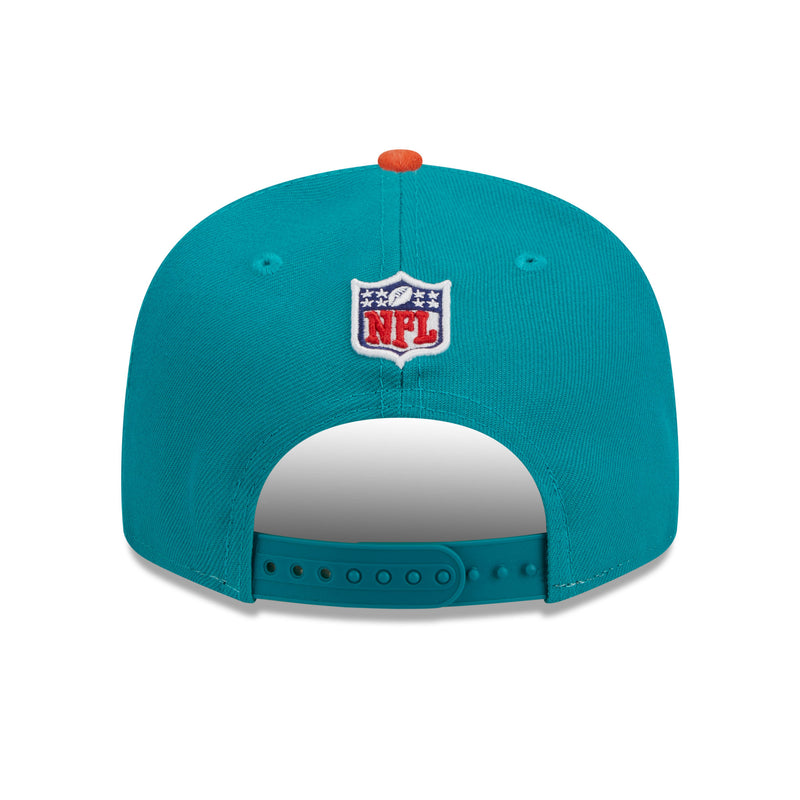 Miami Dolphins New Era 2023 Sideline Historic 9FIFTY Snapback Hat