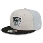 Oakland Raiders New Era 2023 Sideline Historic 9FIFTY Snapback Hat