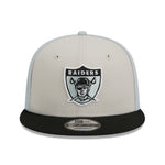 Oakland Raiders New Era 2023 Sideline Historic 9FIFTY Snapback Hat