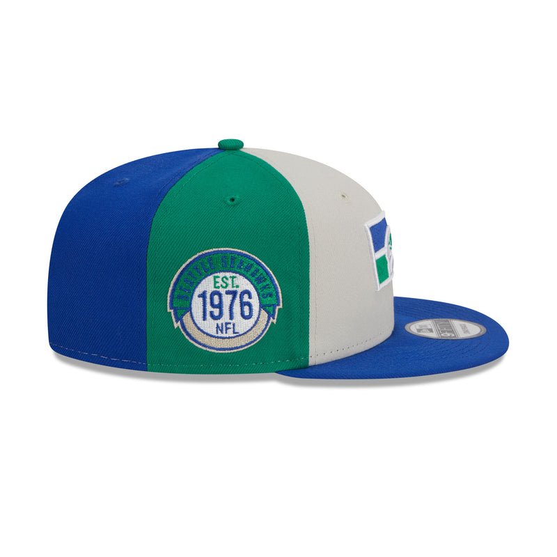 Seattle Seahawks New Era 2023 Sideline Historic 9FIFTY Snapback Hat
