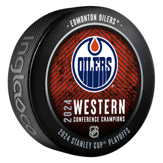 Edmonton Oilers 2024 Western Conference Champions Puck