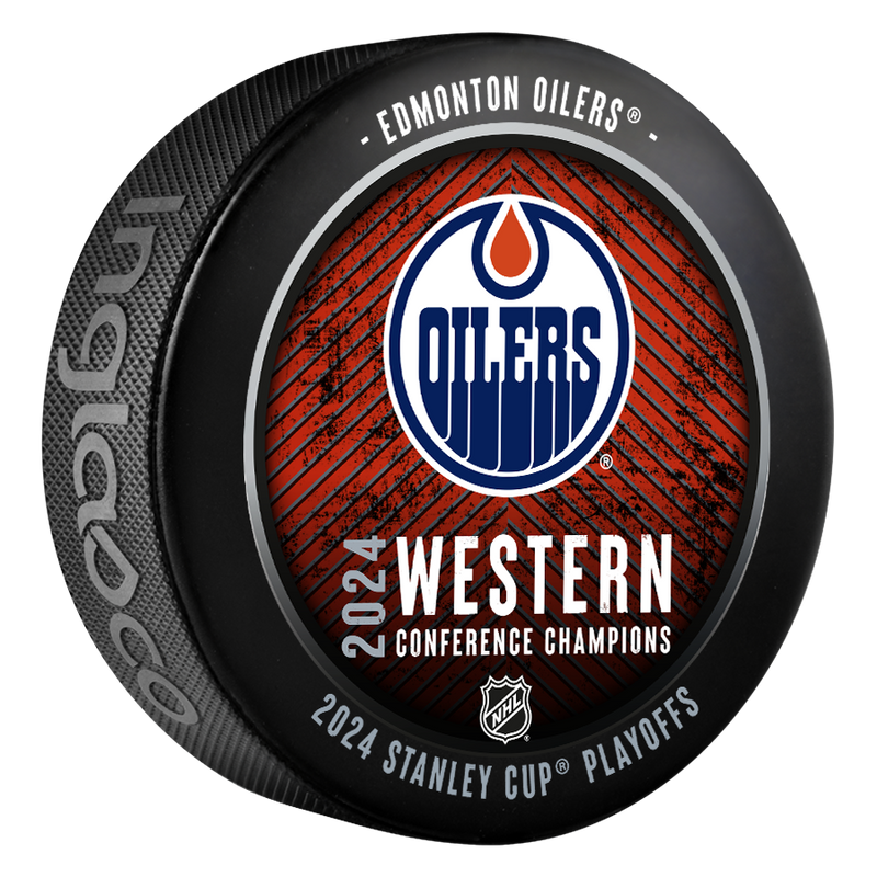 Edmonton Oilers 2024 Western Conference Champions Puck