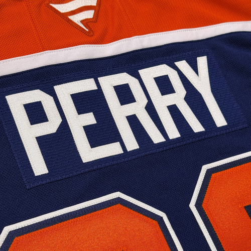 Corey Perry Edmonton Oilers Fanatics Premium Home Jersey with On Ice Cresting
