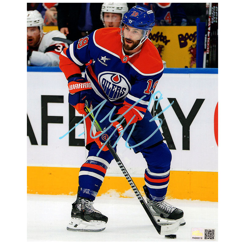 Adam Henrique Signed Edmonton Oilers Entering The Zone 8x10 Photo