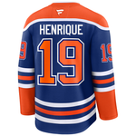 Adam Henrique Edmonton Oilers Autographed Fanatics Home Royal Premium Jersey