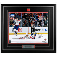 Alexander Ovechkin Signed Washington Capitals - Record Setting Goal 895 Celebration - 16x20 Framed Photo