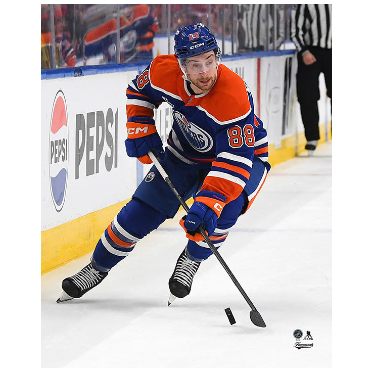 Andrew Mangiapane Edmonton Oilers Home Action 8x10 Photograph