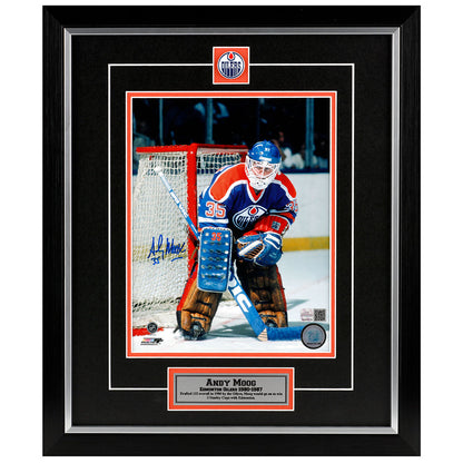 Andy Moog Edmonton Oilers Autographed 8x10 Photo