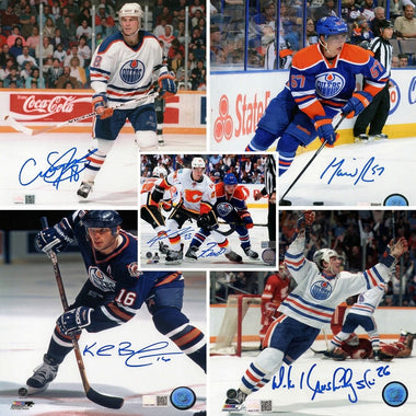 Edmonton Oilers Five for $75 Autographed 8x10 Photo Combo