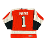 Bernie Parent Signed Philadelphia Flyers CCM Replica Jersey