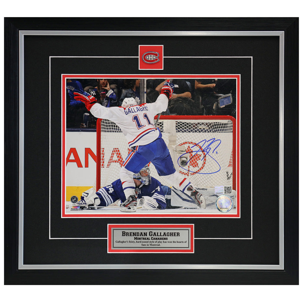 Brendan Gallagher Montreal Canadiens Autographed 8x10 Photo