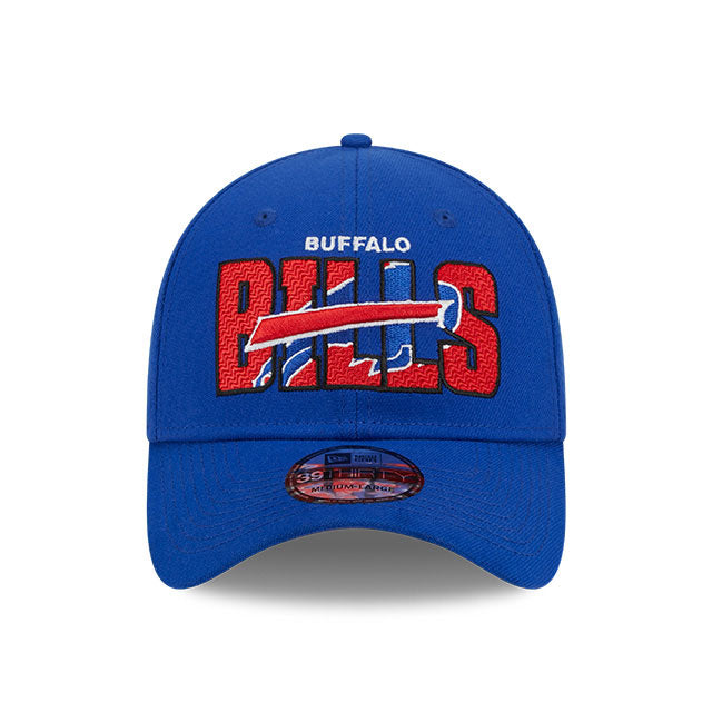 Buffalo Bills New Era 2023 NFL Draft 39THIRTY Stretch Fit Hat Blue