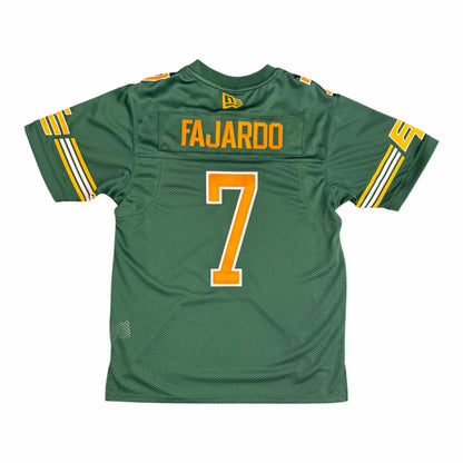 Cody Fajardo Edmonton Elks New Era Replica Home Jersey – On-Field Sewing