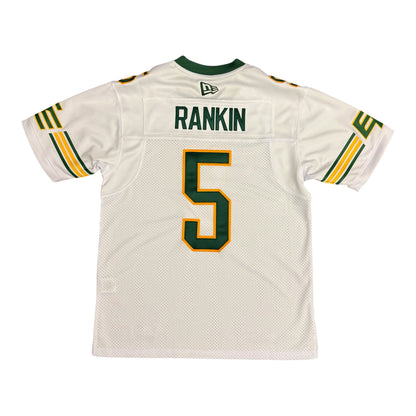 Justin Rankin Edmonton Elks New Era Replica Road Jersey On-Field Sewing