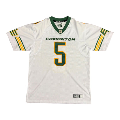 Justin Rankin Edmonton Elks New Era Replica Road Jersey On-Field Sewing