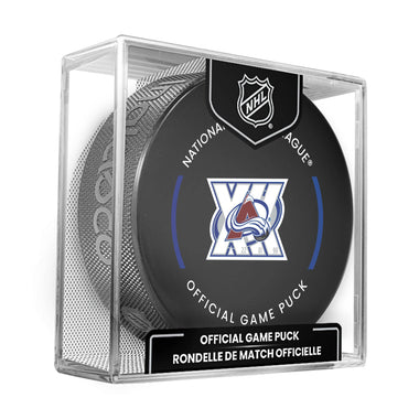 Colorado Avalanche Official 2025-26 NHL Game Design Puck