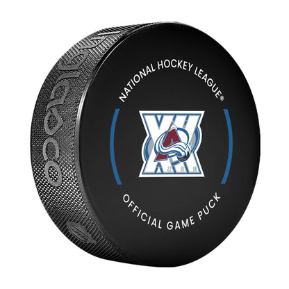 Colorado Avalanche Official 2025-26 NHL Game Design Puck