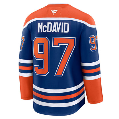 Connor McDavid Edmonton Oilers Fanatics Home Premium Player Jersey - Royal