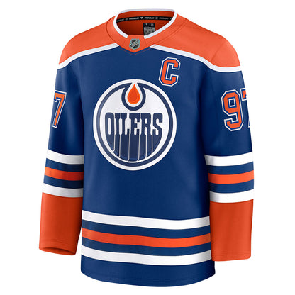 Connor McDavid Edmonton Oilers Fanatics Home Premium Player Jersey - Royal