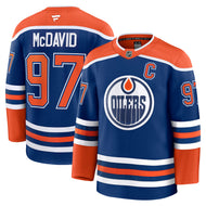 Connor McDavid Edmonton Oilers Fanatics Home Premium Jersey Royal Blue