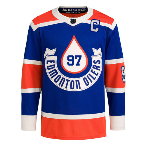 Connor McDavid Edmonton Oilers adidas Authentic Heritage Classic Jersey